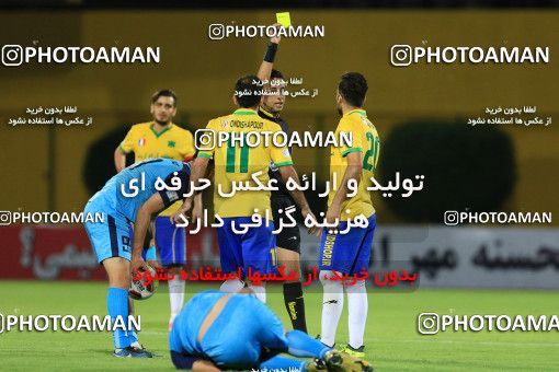 1254002, Abadan, , لیگ برتر فوتبال ایران، Persian Gulf Cup، Week 7، First Leg، Sanat Naft Abadan 1 v 2 Paykan on 2018/09/21 at Takhti Stadium Abadan