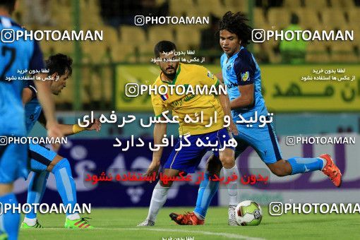 1254014, Abadan, , لیگ برتر فوتبال ایران، Persian Gulf Cup، Week 7، First Leg، Sanat Naft Abadan 1 v 2 Paykan on 2018/09/21 at Takhti Stadium Abadan
