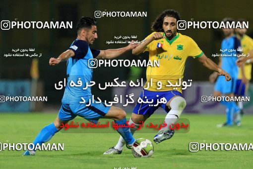 1254047, Abadan, , لیگ برتر فوتبال ایران، Persian Gulf Cup، Week 7، First Leg، Sanat Naft Abadan 1 v 2 Paykan on 2018/09/21 at Takhti Stadium Abadan