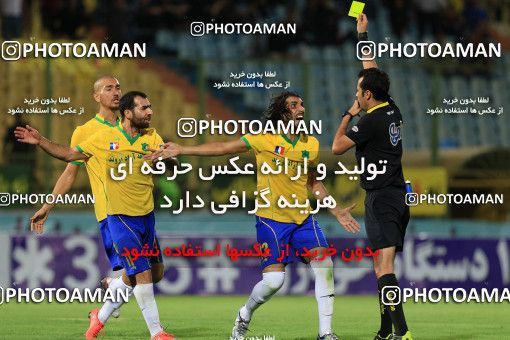 1254080, Abadan, , لیگ برتر فوتبال ایران، Persian Gulf Cup، Week 7، First Leg، Sanat Naft Abadan 1 v 2 Paykan on 2018/09/21 at Takhti Stadium Abadan