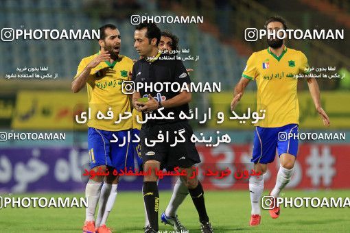 1254026, Abadan, , لیگ برتر فوتبال ایران، Persian Gulf Cup، Week 7، First Leg، Sanat Naft Abadan 1 v 2 Paykan on 2018/09/21 at Takhti Stadium Abadan