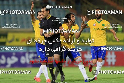 1254055, Abadan, , لیگ برتر فوتبال ایران، Persian Gulf Cup، Week 7، First Leg، Sanat Naft Abadan 1 v 2 Paykan on 2018/09/21 at Takhti Stadium Abadan