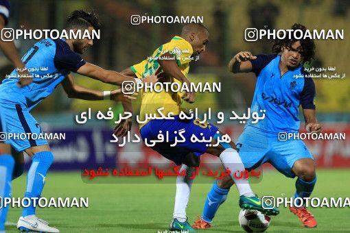 1254053, Abadan, , لیگ برتر فوتبال ایران، Persian Gulf Cup، Week 7، First Leg، Sanat Naft Abadan 1 v 2 Paykan on 2018/09/21 at Takhti Stadium Abadan