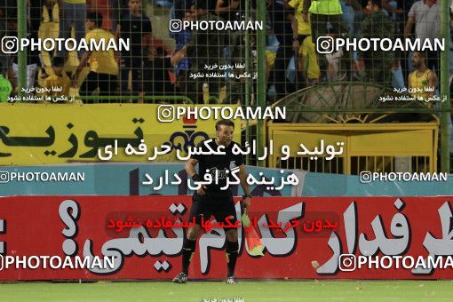 1254040, Abadan, , لیگ برتر فوتبال ایران، Persian Gulf Cup، Week 7، First Leg، Sanat Naft Abadan 1 v 2 Paykan on 2018/09/21 at Takhti Stadium Abadan