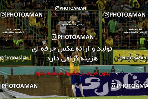 1254023, Abadan, , لیگ برتر فوتبال ایران، Persian Gulf Cup، Week 7، First Leg، Sanat Naft Abadan 1 v 2 Paykan on 2018/09/21 at Takhti Stadium Abadan