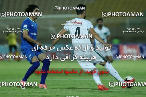 1253943, Ahvaz, , لیگ برتر فوتبال ایران، Persian Gulf Cup، Week 7، First Leg، Esteghlal Khouzestan 1 v 0 Zob Ahan Esfahan on 2018/09/22 at Ahvaz Ghadir Stadium