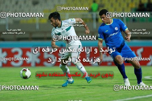 1254552, Ahvaz, , لیگ برتر فوتبال ایران، Persian Gulf Cup، Week 7، First Leg، Esteghlal Khouzestan 1 v 0 Zob Ahan Esfahan on 2018/09/22 at Ahvaz Ghadir Stadium