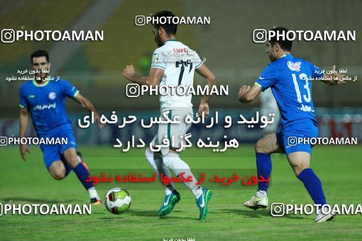 1254571, Ahvaz, , لیگ برتر فوتبال ایران، Persian Gulf Cup، Week 7، First Leg، Esteghlal Khouzestan 1 v 0 Zob Ahan Esfahan on 2018/09/22 at Ahvaz Ghadir Stadium