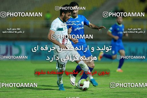 1254654, Ahvaz, , لیگ برتر فوتبال ایران، Persian Gulf Cup، Week 7، First Leg، Esteghlal Khouzestan 1 v 0 Zob Ahan Esfahan on 2018/09/22 at Ahvaz Ghadir Stadium