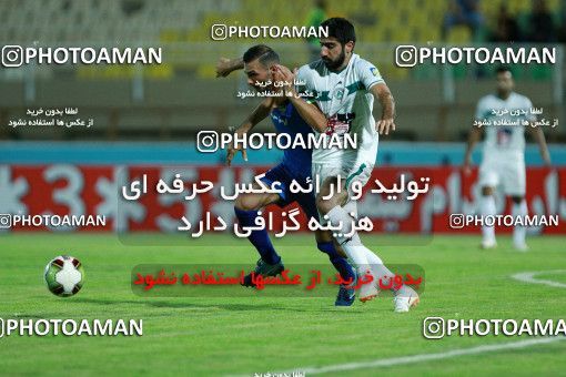 1254642, Ahvaz, , لیگ برتر فوتبال ایران، Persian Gulf Cup، Week 7، First Leg، Esteghlal Khouzestan 1 v 0 Zob Ahan Esfahan on 2018/09/22 at Ahvaz Ghadir Stadium