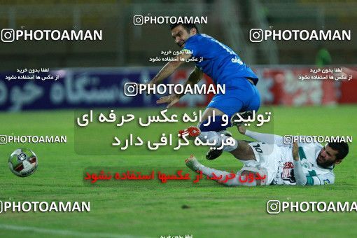1254616, Ahvaz, , لیگ برتر فوتبال ایران، Persian Gulf Cup، Week 7، First Leg، Esteghlal Khouzestan 1 v 0 Zob Ahan Esfahan on 2018/09/22 at Ahvaz Ghadir Stadium