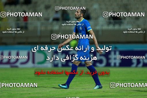 1254691, Ahvaz, , لیگ برتر فوتبال ایران، Persian Gulf Cup، Week 7، First Leg، Esteghlal Khouzestan 1 v 0 Zob Ahan Esfahan on 2018/09/22 at Ahvaz Ghadir Stadium