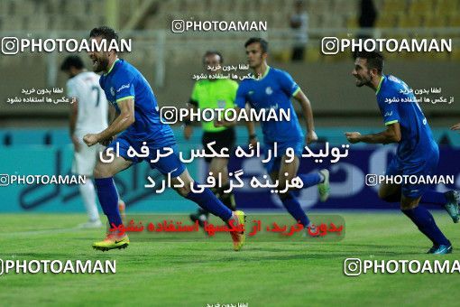 1254689, Ahvaz, , لیگ برتر فوتبال ایران، Persian Gulf Cup، Week 7، First Leg، Esteghlal Khouzestan 1 v 0 Zob Ahan Esfahan on 2018/09/22 at Ahvaz Ghadir Stadium