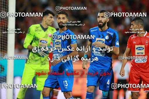 1255404, Tehran, , لیگ برتر فوتبال ایران، Persian Gulf Cup، Week 8، First Leg، Esteghlal 0 v 0 Persepolis on 2018/09/27 at Azadi Stadium