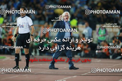 1255292, Tehran, , لیگ برتر فوتبال ایران، Persian Gulf Cup، Week 8، First Leg، Esteghlal 0 v 0 Persepolis on 2018/09/27 at Azadi Stadium