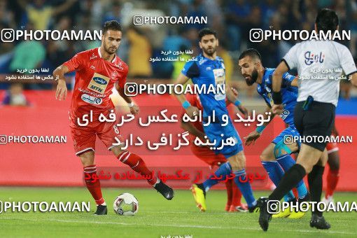 1255244, Tehran, , لیگ برتر فوتبال ایران، Persian Gulf Cup، Week 8، First Leg، Esteghlal 0 v 0 Persepolis on 2018/09/27 at Azadi Stadium