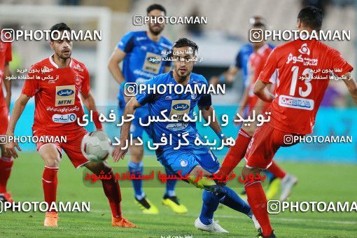1255431, Tehran, , لیگ برتر فوتبال ایران، Persian Gulf Cup، Week 8، First Leg، Esteghlal 0 v 0 Persepolis on 2018/09/27 at Azadi Stadium