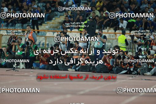 1255419, Tehran, , لیگ برتر فوتبال ایران، Persian Gulf Cup، Week 8، First Leg، Esteghlal 0 v 0 Persepolis on 2018/09/27 at Azadi Stadium