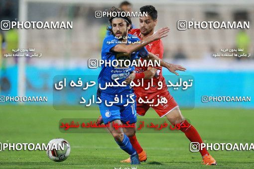 1255285, Tehran, , لیگ برتر فوتبال ایران، Persian Gulf Cup، Week 8، First Leg، Esteghlal 0 v 0 Persepolis on 2018/09/27 at Azadi Stadium