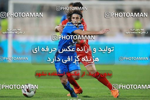 1255212, Tehran, , لیگ برتر فوتبال ایران، Persian Gulf Cup، Week 8، First Leg، Esteghlal 0 v 0 Persepolis on 2018/09/27 at Azadi Stadium