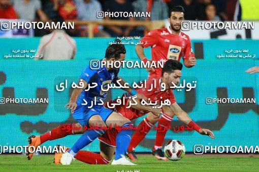 1255411, Tehran, , لیگ برتر فوتبال ایران، Persian Gulf Cup، Week 8، First Leg، Esteghlal 0 v 0 Persepolis on 2018/09/27 at Azadi Stadium