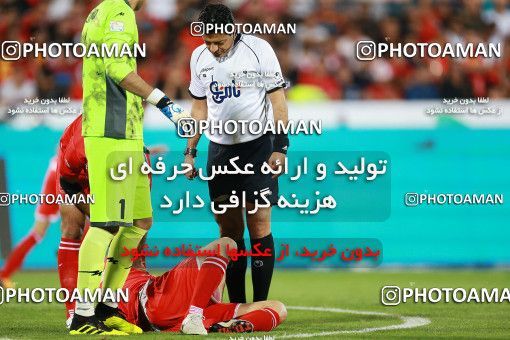 1255599, Tehran, , لیگ برتر فوتبال ایران، Persian Gulf Cup، Week 8، First Leg، Esteghlal 0 v 0 Persepolis on 2018/09/27 at Azadi Stadium