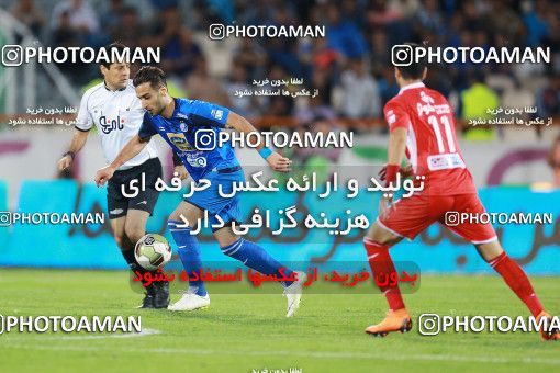 1255679, Tehran, , لیگ برتر فوتبال ایران، Persian Gulf Cup، Week 8، First Leg، Esteghlal 0 v 0 Persepolis on 2018/09/27 at Azadi Stadium