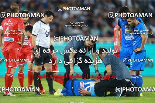 1255678, Tehran, , لیگ برتر فوتبال ایران، Persian Gulf Cup، Week 8، First Leg، Esteghlal 0 v 0 Persepolis on 2018/09/27 at Azadi Stadium