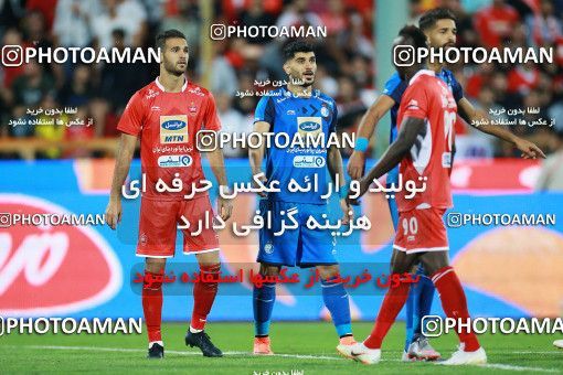 1255677, Tehran, , لیگ برتر فوتبال ایران، Persian Gulf Cup، Week 8، First Leg، Esteghlal 0 v 0 Persepolis on 2018/09/27 at Azadi Stadium