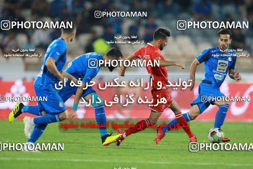 1255662, Tehran, , لیگ برتر فوتبال ایران، Persian Gulf Cup، Week 8، First Leg، Esteghlal 0 v 0 Persepolis on 2018/09/27 at Azadi Stadium