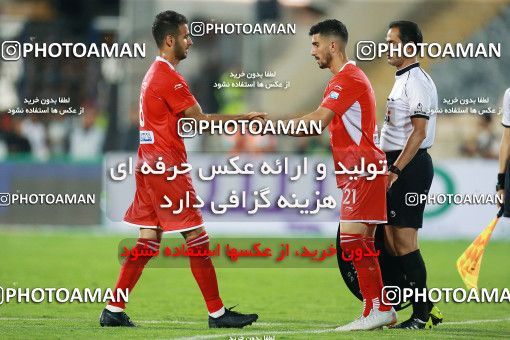 1255704, Tehran, , لیگ برتر فوتبال ایران، Persian Gulf Cup، Week 8، First Leg، Esteghlal 0 v 0 Persepolis on 2018/09/27 at Azadi Stadium