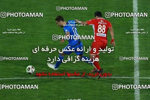 1274046, Tehran, , لیگ برتر فوتبال ایران، Persian Gulf Cup، Week 8، First Leg، Esteghlal 0 v 0 Persepolis on 2018/09/27 at Azadi Stadium