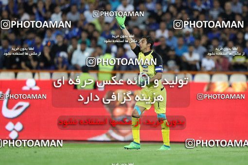 1266966, Tehran, , لیگ برتر فوتبال ایران، Persian Gulf Cup، Week 8، First Leg، Esteghlal 0 v 0 Persepolis on 2018/09/27 at Azadi Stadium