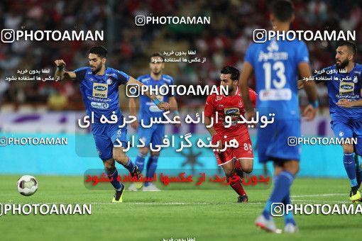1266964, Tehran, , لیگ برتر فوتبال ایران، Persian Gulf Cup، Week 8، First Leg، Esteghlal 0 v 0 Persepolis on 2018/09/27 at Azadi Stadium