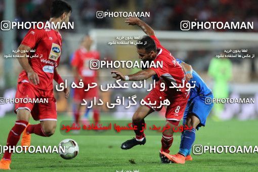 1267035, Tehran, , لیگ برتر فوتبال ایران، Persian Gulf Cup، Week 8، First Leg، Esteghlal 0 v 0 Persepolis on 2018/09/27 at Azadi Stadium