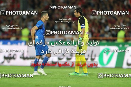 1266988, Tehran, , لیگ برتر فوتبال ایران، Persian Gulf Cup، Week 8، First Leg، Esteghlal 0 v 0 Persepolis on 2018/09/27 at Azadi Stadium