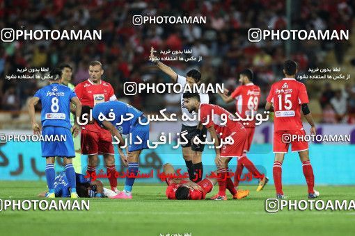 1267021, Tehran, , لیگ برتر فوتبال ایران، Persian Gulf Cup، Week 8، First Leg، Esteghlal 0 v 0 Persepolis on 2018/09/27 at Azadi Stadium