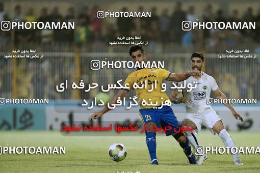 1255809, Masjed Soleyman, , لیگ برتر فوتبال ایران، Persian Gulf Cup، Week 8، First Leg، Naft M Soleyman 0 v 2 Sepahan on 2018/09/27 at Behnam Mohammadi Stadium