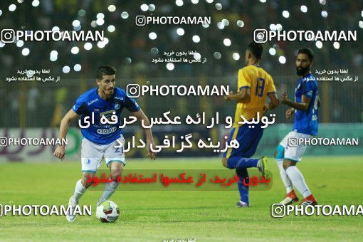 1275964, Masjed Soleyman, , لیگ برتر فوتبال ایران، Persian Gulf Cup، Week 6، First Leg، Naft M Soleyman 1 v 2 Esteghlal on 2018/10/06 at Behnam Mohammadi Stadium