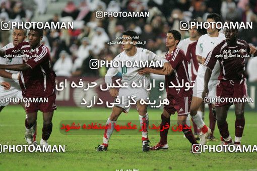 1280504, مرحله نیمه نهایی بازی های آسیایی 2006 قطر، 1385/09/21، ، دوحه، ورزشگاه السد، قطر ۲ - ۰ ایران