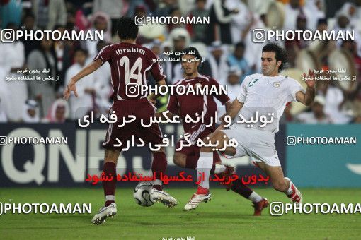 1280515, مرحله نیمه نهایی بازی های آسیایی 2006 قطر، 1385/09/21، ، دوحه، ورزشگاه السد، قطر ۲ - ۰ ایران
