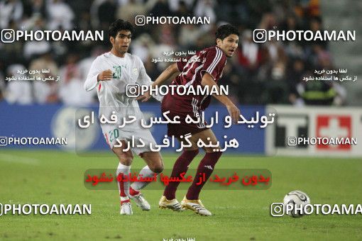 1280445, مرحله نیمه نهایی بازی های آسیایی 2006 قطر، 1385/09/21، ، دوحه، ورزشگاه السد، قطر ۲ - ۰ ایران