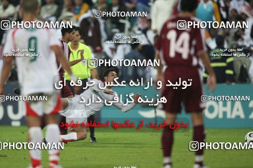 1280523, مرحله نیمه نهایی بازی های آسیایی 2006 قطر، 1385/09/21، ، دوحه، ورزشگاه السد، قطر ۲ - ۰ ایران