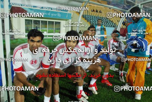 1283169, Doha, Qatar, بازی های آسیایی 2006 قطر, Group stage,  0 v 2 Iran on 2006/11/29 at Al RayyanStadium