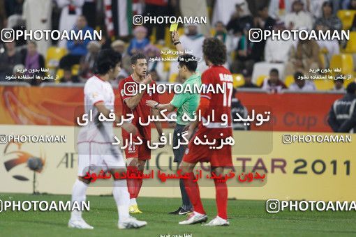 1286039, Doha, , مسابقات فوتبال جام ملت های آسیا 2011 قطر, Group stage, Emirates 0 v 3 Iran on 2011/01/19 at Sports City Stadium