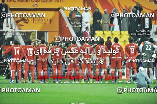 1286132, Doha, , مسابقات فوتبال جام ملت های آسیا 2011 قطر, Group stage, Emirates 0 v 3 Iran on 2011/01/19 at Sports City Stadium