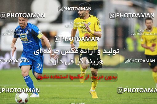 1287013, Tehran, , لیگ برتر فوتبال ایران، Persian Gulf Cup، Week 10، First Leg، Esteghlal 0 v 1 Sepahan on 2018/10/26 at Azadi Stadium