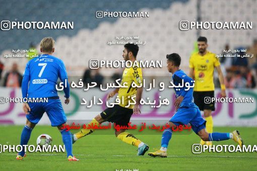1286857, Tehran, , لیگ برتر فوتبال ایران، Persian Gulf Cup، Week 10، First Leg، Esteghlal 0 v 1 Sepahan on 2018/10/26 at Azadi Stadium