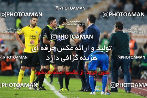 1287112, Tehran, , لیگ برتر فوتبال ایران، Persian Gulf Cup، Week 10، First Leg، Esteghlal 0 v 1 Sepahan on 2018/10/26 at Azadi Stadium