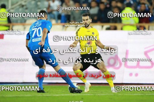 1287178, Tehran, , لیگ برتر فوتبال ایران، Persian Gulf Cup، Week 10، First Leg، Esteghlal 0 v 1 Sepahan on 2018/10/26 at Azadi Stadium